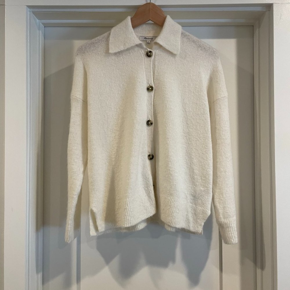 Madewell Carrabelle Polo Cardigan Sweater Size XS